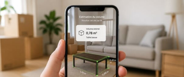 estimation volume de déménagement intelligence artificielle